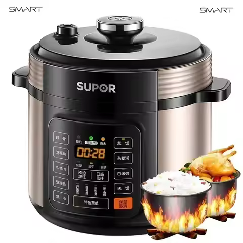 Electric pressure cooker new 6L large capacity smart reservation household electric pressure cooker