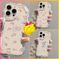 SOFTCASE MOTIF LITTLE FLOWER MELTING CLEAR OPPO A1K A15 A15S A16 A16E A16K A17 A17K A31 F1S A59 F5 F