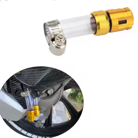 CNC Alloy Motorcycle Air Filter Drain Tube Cap For PCX150 PCX160 ADV150 ADV160 Aerox 155 Nmax V1 V2 