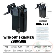 Lọc treo Sunsun HBL 801 802 803 hang on filter lọc bể cá tép thủy sinh