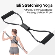 02 - Yoga Fitness Power Resistance Stretching Rope - TT007N