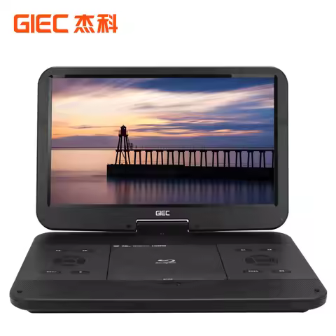 GIEC-G390 Blu ray Player VDV VCD BD1080P High Definition Foldable Portable 15.6-inch Large Screen CD