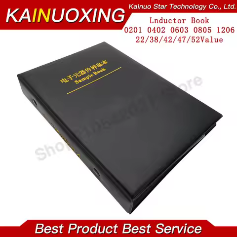 0201/1206/0402/0805 SMD Chip Inductance Assortment Booklet Kit Sample Book 0.6nH-120nH SMD SMT Chip 