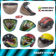 BKP Pilot Cruiser 323 Visor Siang Malam 3 Pin Button Half V Shape (For Bob Heath MS88 SGV MHR Half)