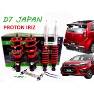 D7 Iriz Hi Low Body Shift Adjustable Coilover Set