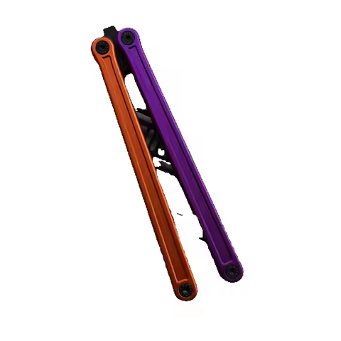 XDYY Clone Balisong Trainer Glidr Antarctic with Comb Head Sandwich Handles Zen Pins