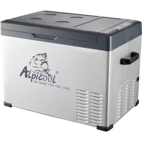 For Alpicool C40 Camping Metal Car Freezer 12V Portable Refrigerator Home AC DC Dual Use Electric Fr