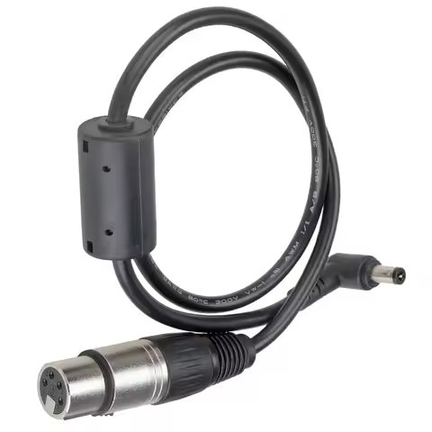 Lanparte 4 Pin XLR Female To 12V DC Power Cable for BMD BMCC Sony F55 URSA Mini Pro Camera