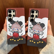 Mickey suit girl pattern two-in-one protective case suitable for Samsung su22u s23 plus s23FE s24 s2