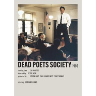【READY STOCK】Poster Movie DEAD POETS SOCIETY for room/wall/gift/barber