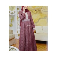 Toped - Attin - Humaira Dress Gamis Motif Pattern