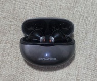 Awei T62 藍牙耳機 全套正常 無耳膠 (連充電盒+左右耳機) Awei T62 ENC TWS Earbuds (no silicone tips)