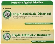 Dr. Sheffield's Triple Antibiotic Ointment .33 Ounce Tube (6 Pack) Dr. Sheffield's Triple Antibiotic