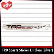 TRD Sports Sticker Emblem (Silver)