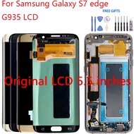 Original 100% Tested For Samsung Galaxy S7 edge G935 LCD Display Touch Screen With Frame Digitizer A