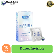 Kondom Durex Invisible  10s | Ekstra Tipis Stimulating Lubricant