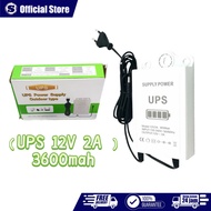 Ups Mini 12V2A 3600MAH CCTV Modem Router/ Backup power supply for WiFi, router Mini UPS for Router
