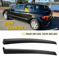 New For 92-95 Honda Civic B-Pillar Garnish Trim Door Molding Hatch Coupe EG6 EJ1