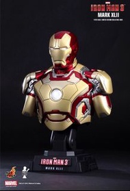 全新膠紙從未開封 HOT TOYS IRON MAN 3 MARK XLII 42 1/4TH SCALE LIMITED EDITION COLLECTIBLE BUST HTB011 半腔像 Ho