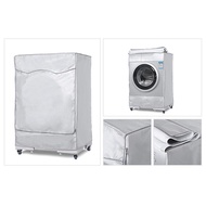 SRT Silver Washing Machine Cover Waterproof washer Cover for Front Load Washer/Dryer