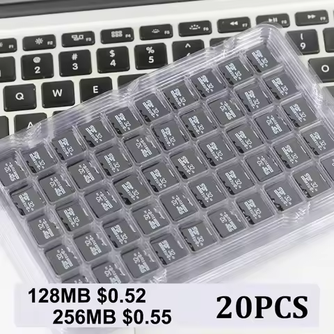 CeaMere 64GB/128GB 20PCS UHS-I C10 U3 Ultra Fast High-Speed TF Memory Card for Camera/Phone/Tablet/D