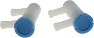 DVPARTS 2X in Line Fuel Filter 69J-24501-10-00 69J-24501-00-00 18-79905 18-79981 for Yamaha F150 F20