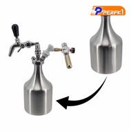 [Perfk1] 304 Stainless Steel Beer Growler,2 L Accessories,Lightweight,Keep Professional for Beer Kom