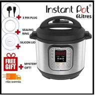 Instant Pot Duo V2 7-in-1 Electric Pressure Cooker 6L*240V SGPlug, SiliconLid, Sealing Ring,and FREE GIFT *FREE SHIPPING