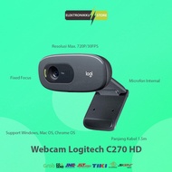 Webcam Logitech C270 HD Web Cam For Computer PC Laptop Notebook
