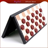 MagiDeal Checkers Board Game 10 Inches 2 Player Tournament Checker Set - Folding Portable Table Drau