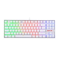 REDRAGON KUMARA K552 TKL WIRED MECHNICAL KEYBOARD RGB WHITE RED SWITCH