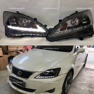 Lexus IS250 IS 250 Head Lamp Light Projector DRL Led 100% Taiwan 2006 2012
