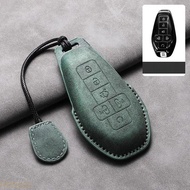 Remote Key Leather Case Cover Keychain For 2025 DENZA D9 2024 DENZA D9 dmi