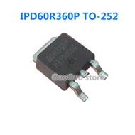 10pcs IPD60R360P TO-252 60R360P IPD60R360 TO252 60R360Q 60R360 SMD new original