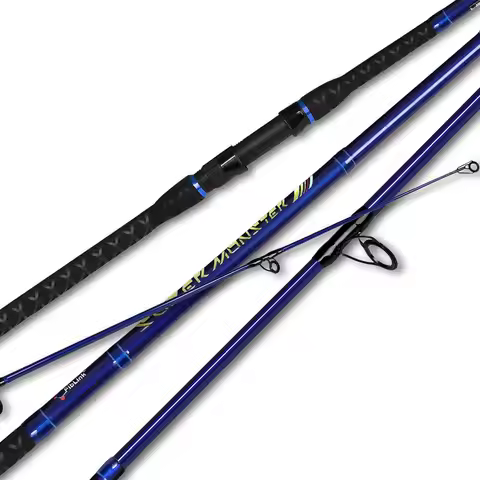 Carbon Fiber Travel Fishing Rod, 11ft to 15ft Lengths for Surf Spinning - Lightweight and Durable