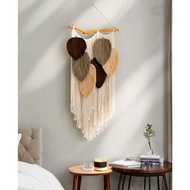 Macrame wall hanging Curtain macrame wall hanging curtain daun