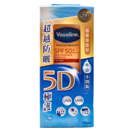 Vaseline 凡士林 5D極護水感防曬乳 SPF50+ PA++++  170ml  1瓶