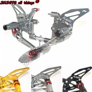 รถจักรยานยนต์ CNC ปรับได้พักเท้าด้านหลังรองเท้าแตะสำหรับ DUCATI Panigale 1199 1199S 1199R 899 1299 P