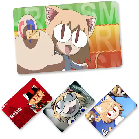 Neco-Arc Credit Card Skin Stickers No Adhesive Residue Water Proof For VISA Credit Card Subway Acces