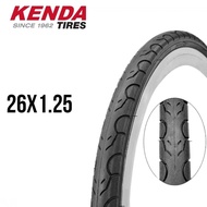 Kenda Outer Tire 26 x 1.25 559 Kwest Plain Black 26x1.25