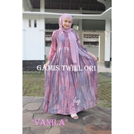 Vanilla Motif Twill Dress bg collection