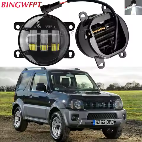 2PCS LED Fog Lamps Lights For Suzuki Grand Vitara Swift 2 JT 2005-2015 For Suzuki Jimny JB64 JB74 20