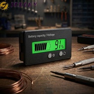 JEROMY Battery Capacity Indicator, Voltage Meter Battery Testers Battery Gauge, Plastic Housing Digi