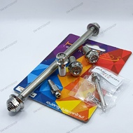 HENG Gold & White Front Brake Caliper Bolt Set for Yamaha Gravis 125 and Mio Gear 125 - Moto Hardwar