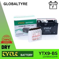 CYCLE YTX9-BS DRY BATTERY KTM 390 DUKE/200 DUKE/CBR 250/GSF400/NINJA 250/Z250/250SL/SYM VTS 200 BATERI MOTOSIKAL