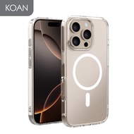เคสมือถือ Just Mobile TENC Air Cushions for iP 16 Pro / 16 Pro Max - Crystal Clear and Film