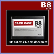 ❂  ✘ B8 Size  CARD CASE 6.5 cm x  9.5 cm / RFID CASE / SSS ID CASE /PHILHEALTH CARD CASE