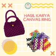 ANEKA - [10PCS] Plastic Net DIY / Plastik Ring 20mm Tas Rajut Crochet