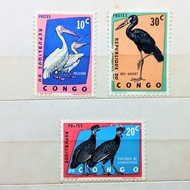Filateli Kongo Collection Stamp 1963 Birds