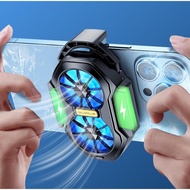 Dual Fan Rechargeable Long Lasting Stronger cooling FS01 Air cooling Mobile Phone Cooler Radiator